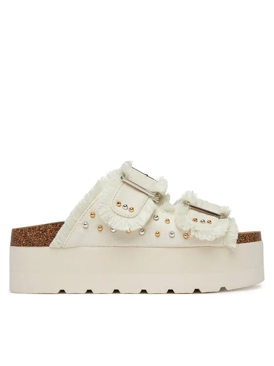 Pantoletten · Beige