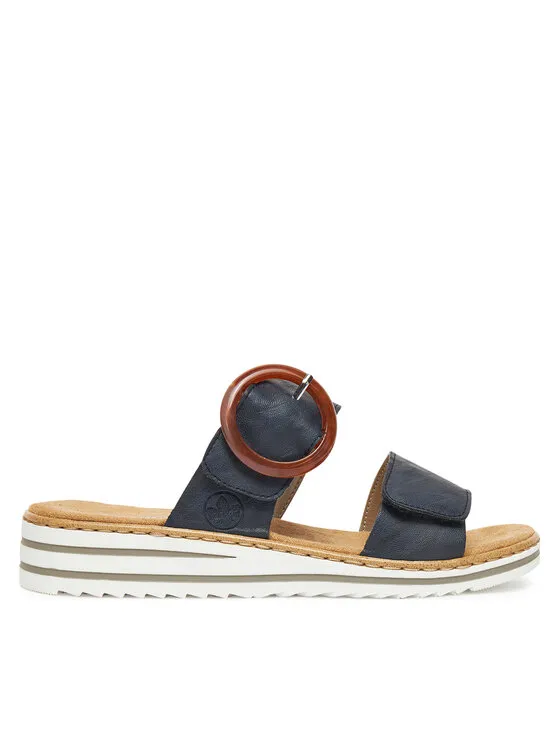 Pantoletten · Dunkelblau