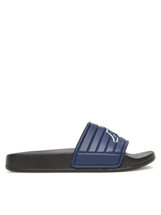 Pantoletten · Dunkelblau