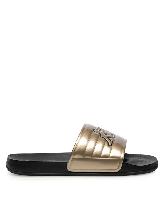 Pantoletten · Goldfarben