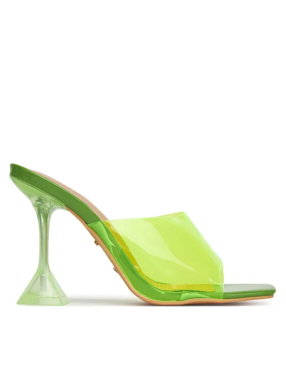 Pantoletten · Grün