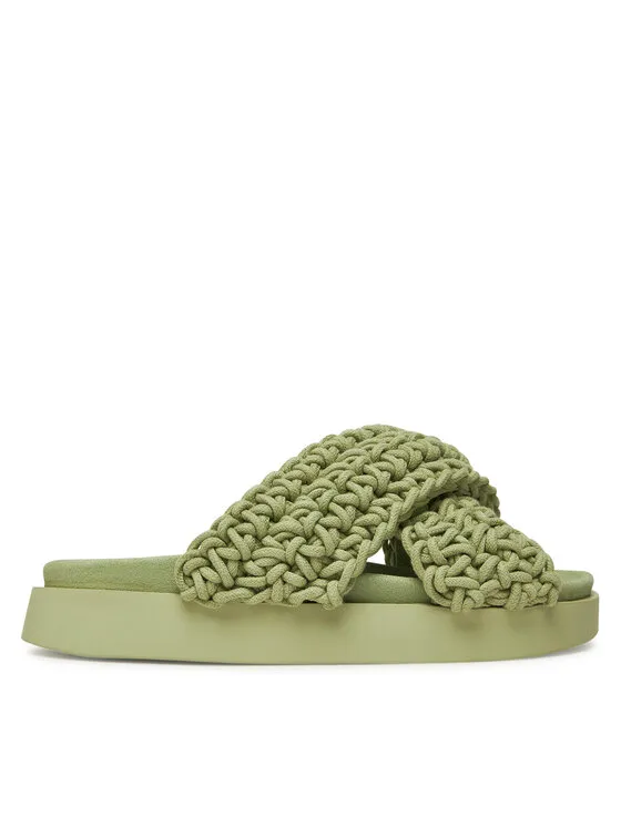 Pantoletten · Grün