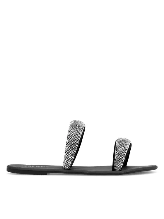 Pantoletten · Silberfarben