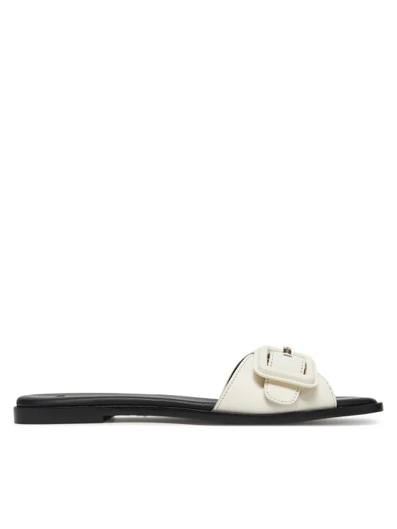 Pantoletten · Weiß