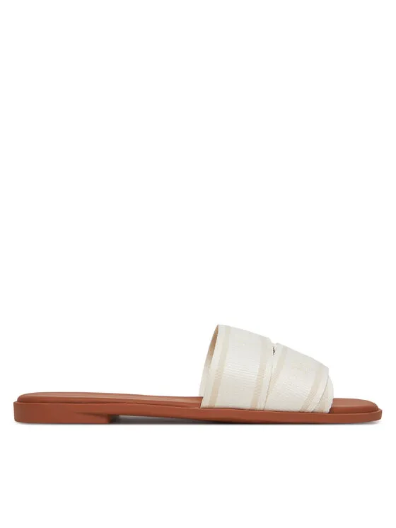 Pantoletten · Weiß