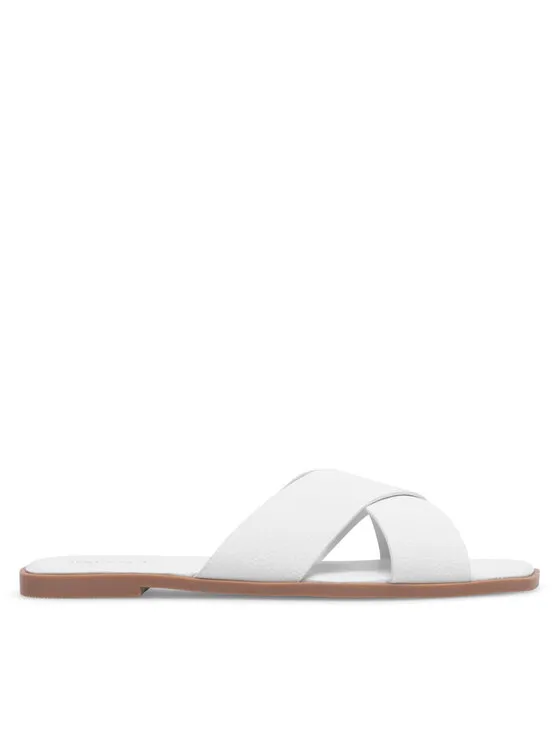 Pantoletten · Weiß