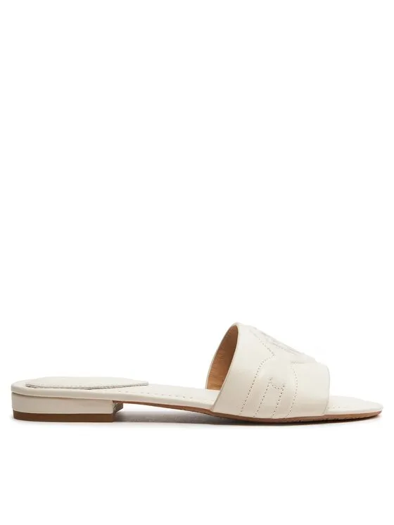 Pantoletten · Weiß