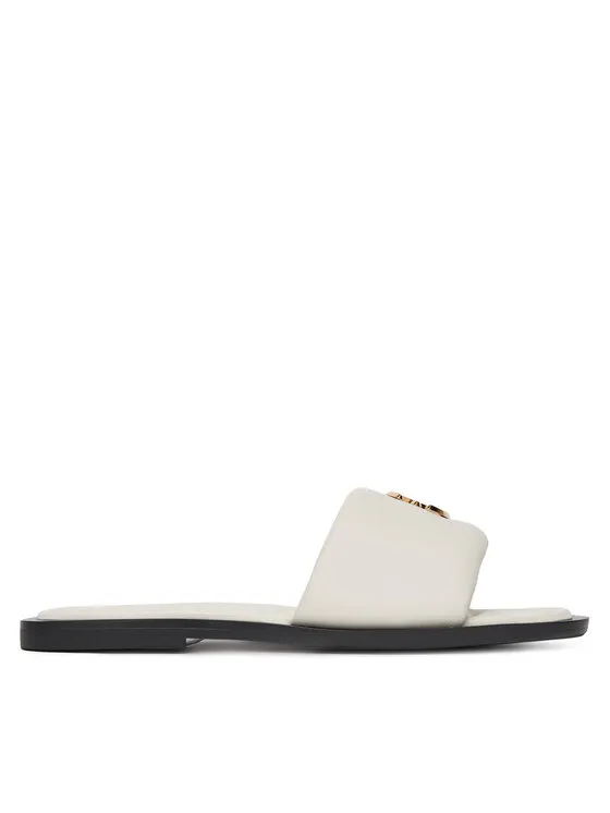 Pantoletten · Weiß