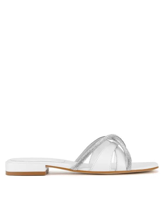 Pantoletten · Weiß