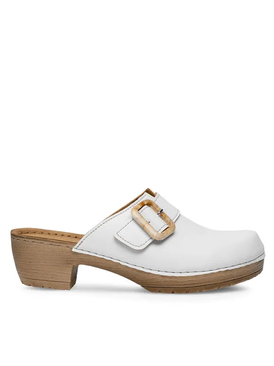 Pantoletten · Weiß