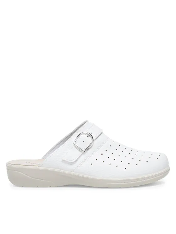 Pantoletten · Weiß