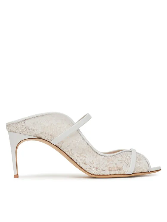 Pantoletten · Weiß