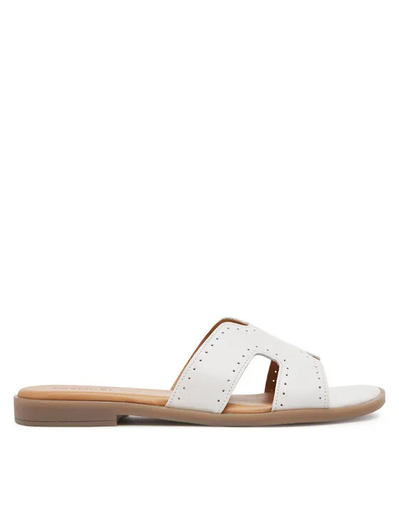 Pantoletten · Weiß