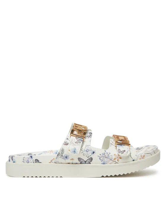 Pantoletten · Weiß