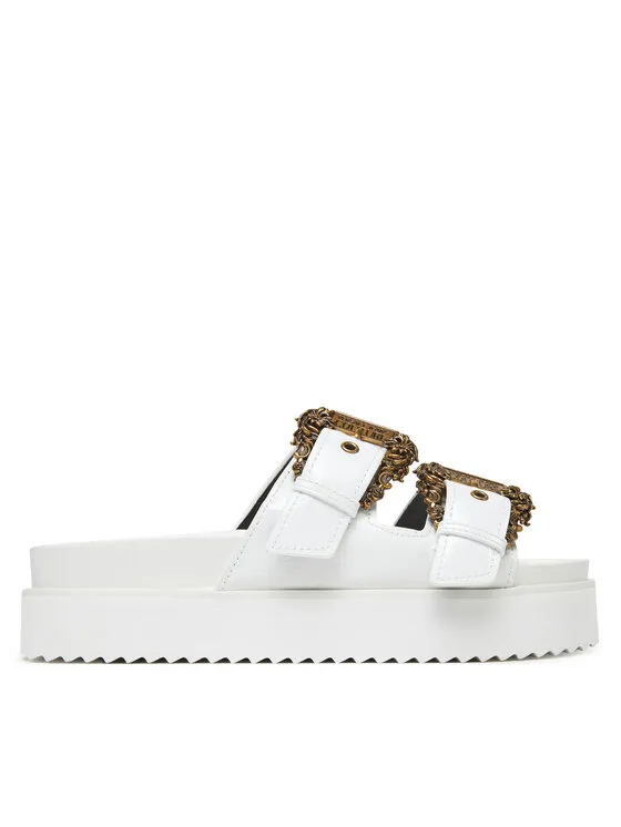 Pantoletten · Weiß