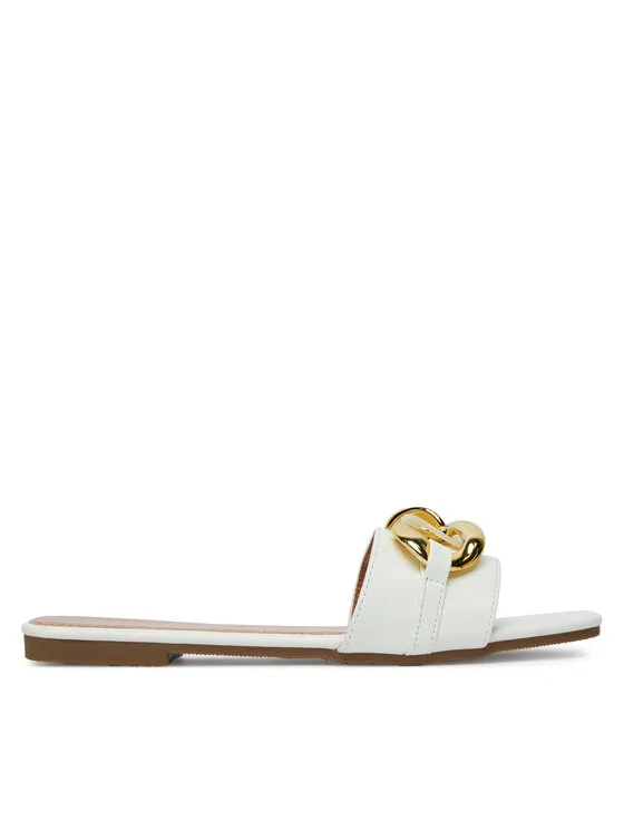 Pantoletten · Weiß