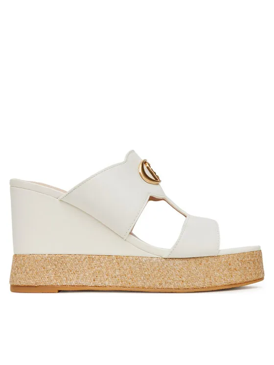 Pantoletten · Weiß