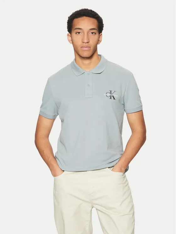 Poloshirt · Blau