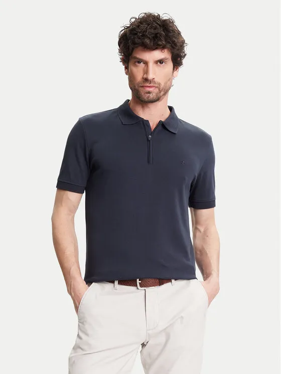 Poloshirt · Dunkelblau