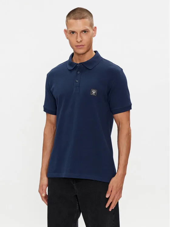 Poloshirt · Dunkelblau