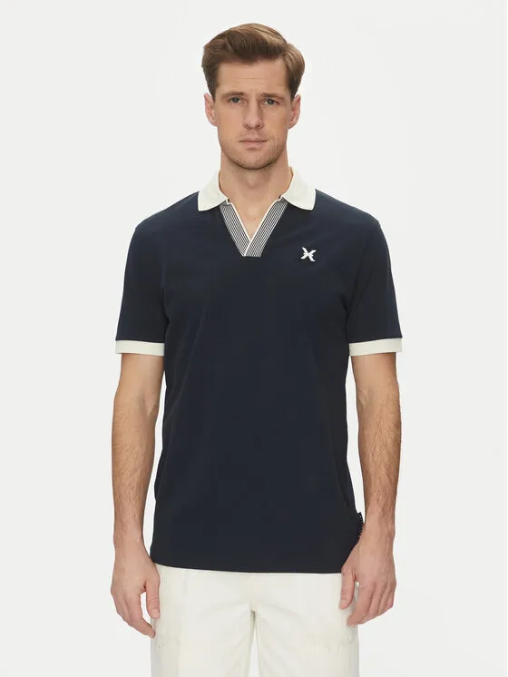 Poloshirt · Dunkelblau