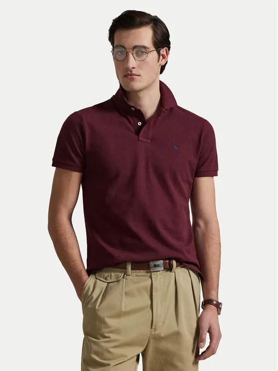 Poloshirt · Dunkelrot