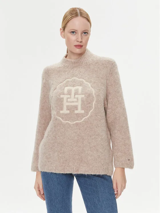 Pullover · Beige · Oversize