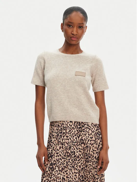 Pullover · Beige · Regular Fit