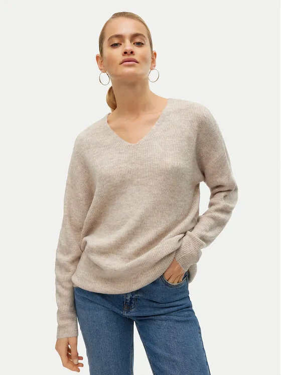 Pullover · Beige · Relaxed Fit