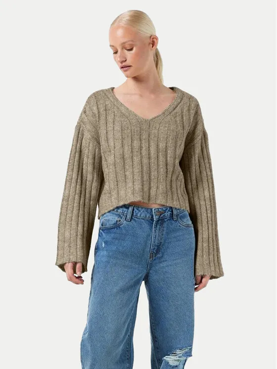 Pullover · Beige · Relaxed Fit