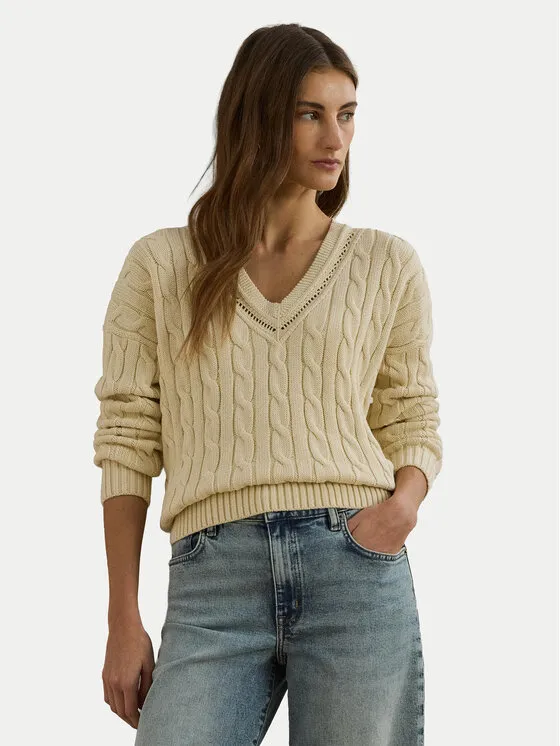 Pullover · Beige · Relaxed Fit