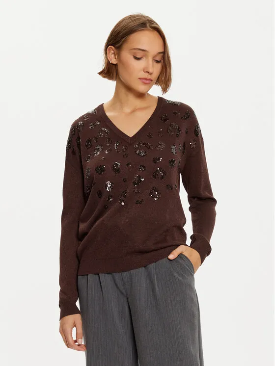 Pullover · Braun · Regular Fit