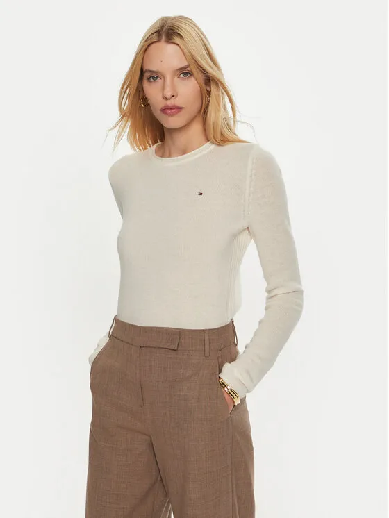 Pullover · Écru · Regular Fit