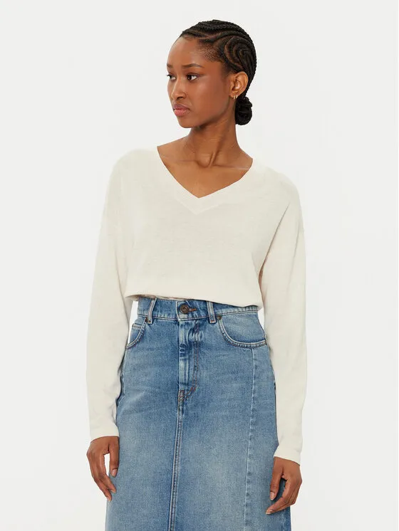 Pullover · Écru · Regular Fit