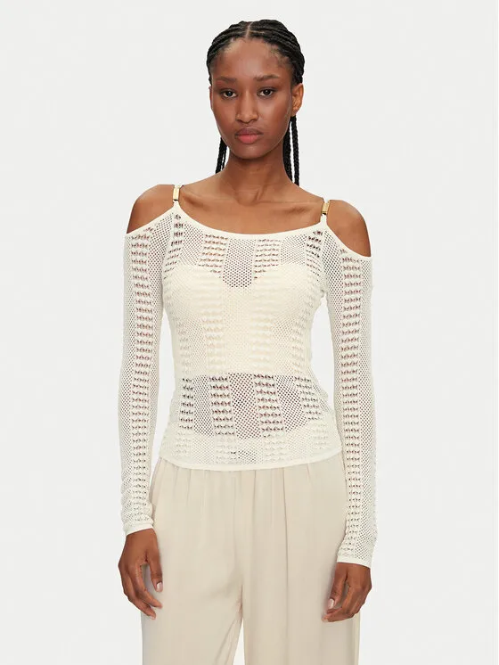 Pullover · Écru · Regular Fit