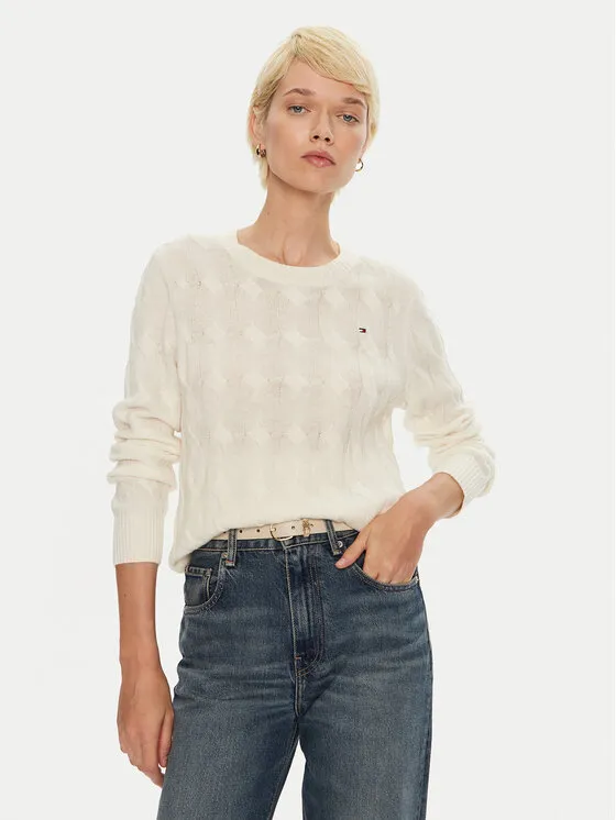 Pullover · Écru · Regular Fit