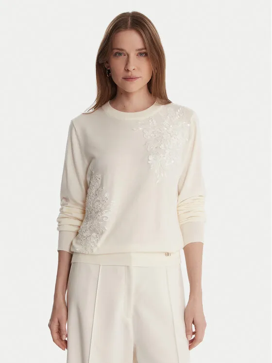 Pullover · Écru · Regular Fit