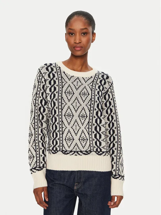 Pullover · Écru · Regular Fit