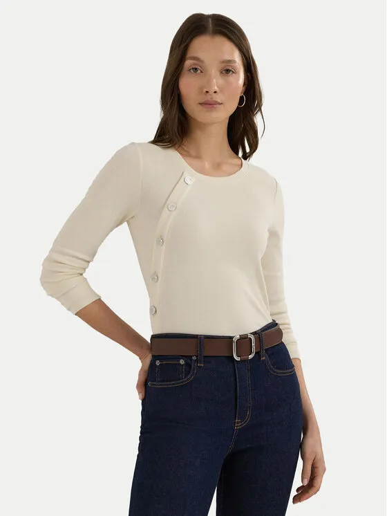 Pullover · Écru · Regular Fit