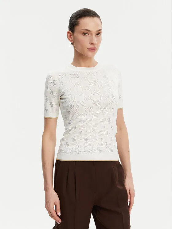 Pullover · Écru · Regular Fit