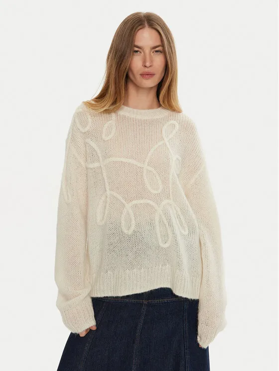 Pullover · Écru · Relaxed Fit