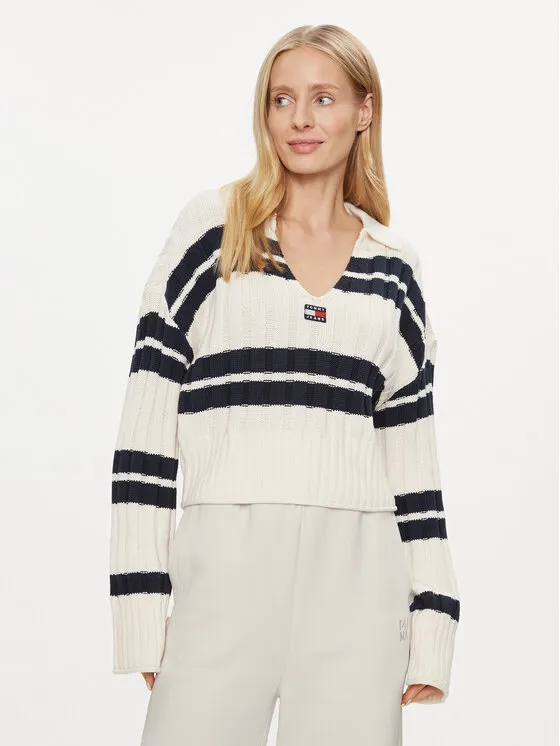 Pullover · Écru · Relaxed Fit