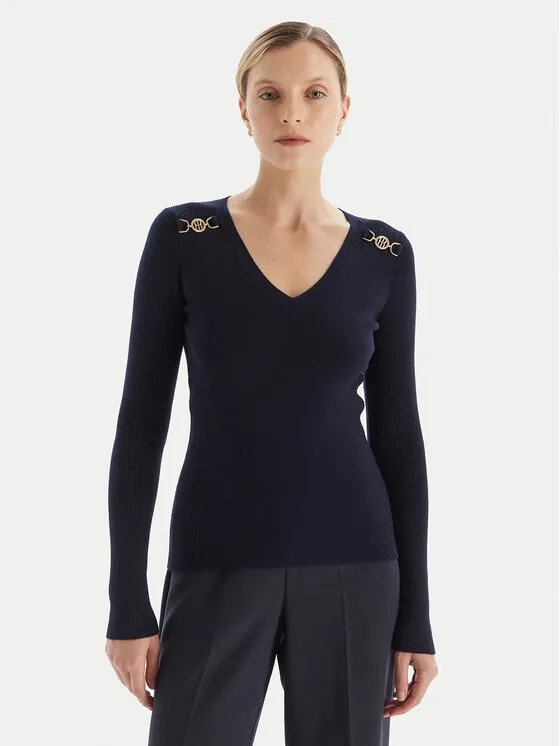 Pullover · Dunkelblau · Slim Fit