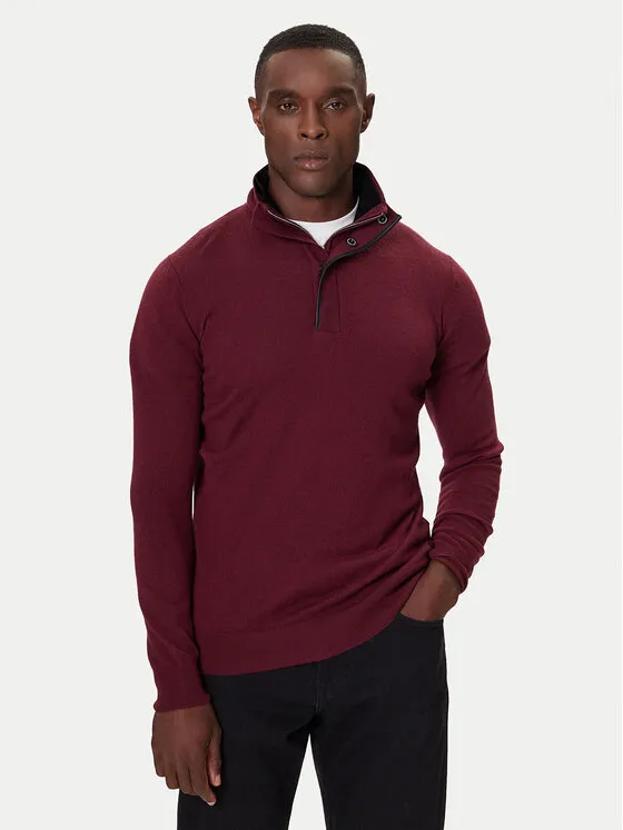 Pullover · Dunkelrot