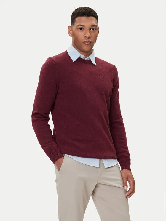 Pullover · Dunkelrot