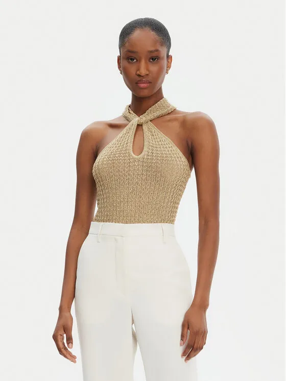 Pullover · Goldfarben · Regular Fit