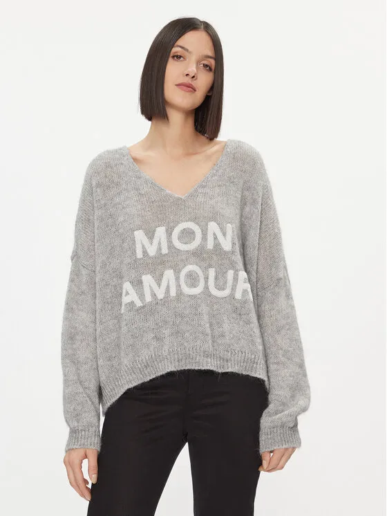 Pullover · Grau · Oversize