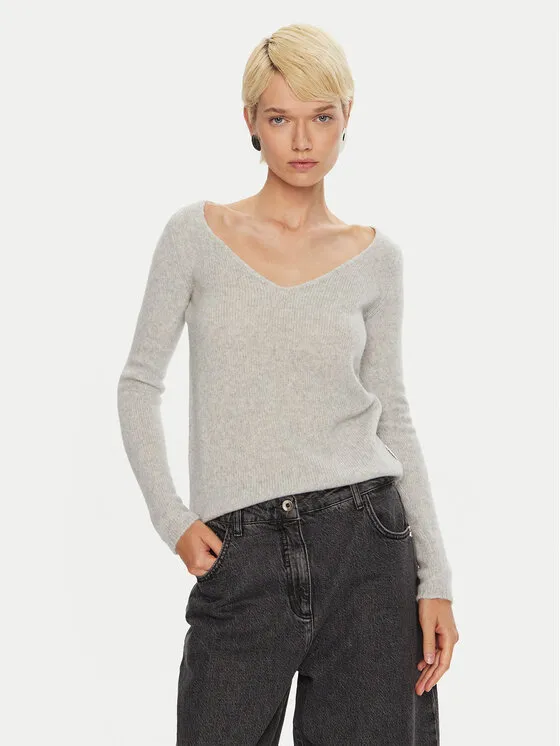 Pullover · Grau · Slim Fit