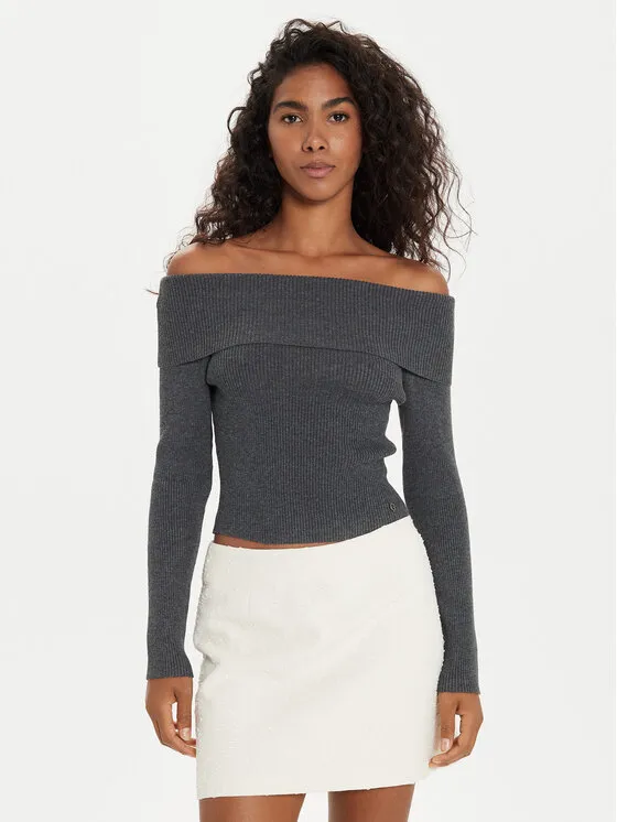 Pullover · Grau · Slim Fit