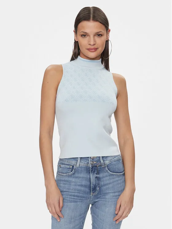 Pullover · Himmelblau · Slim Fit